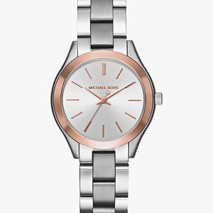 Michael Kors Mini Slim Runway Stainless Steel Watch